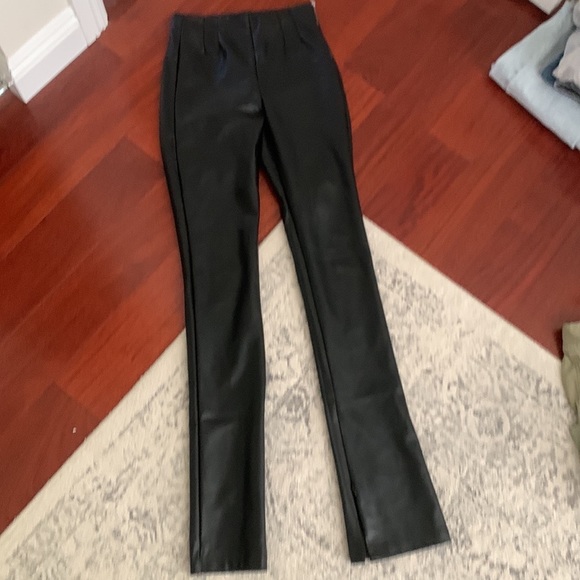 Zara Pants - zara leather straight pants